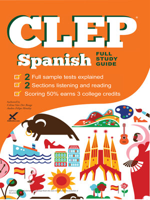 cover image of CLEP Spanish 2017